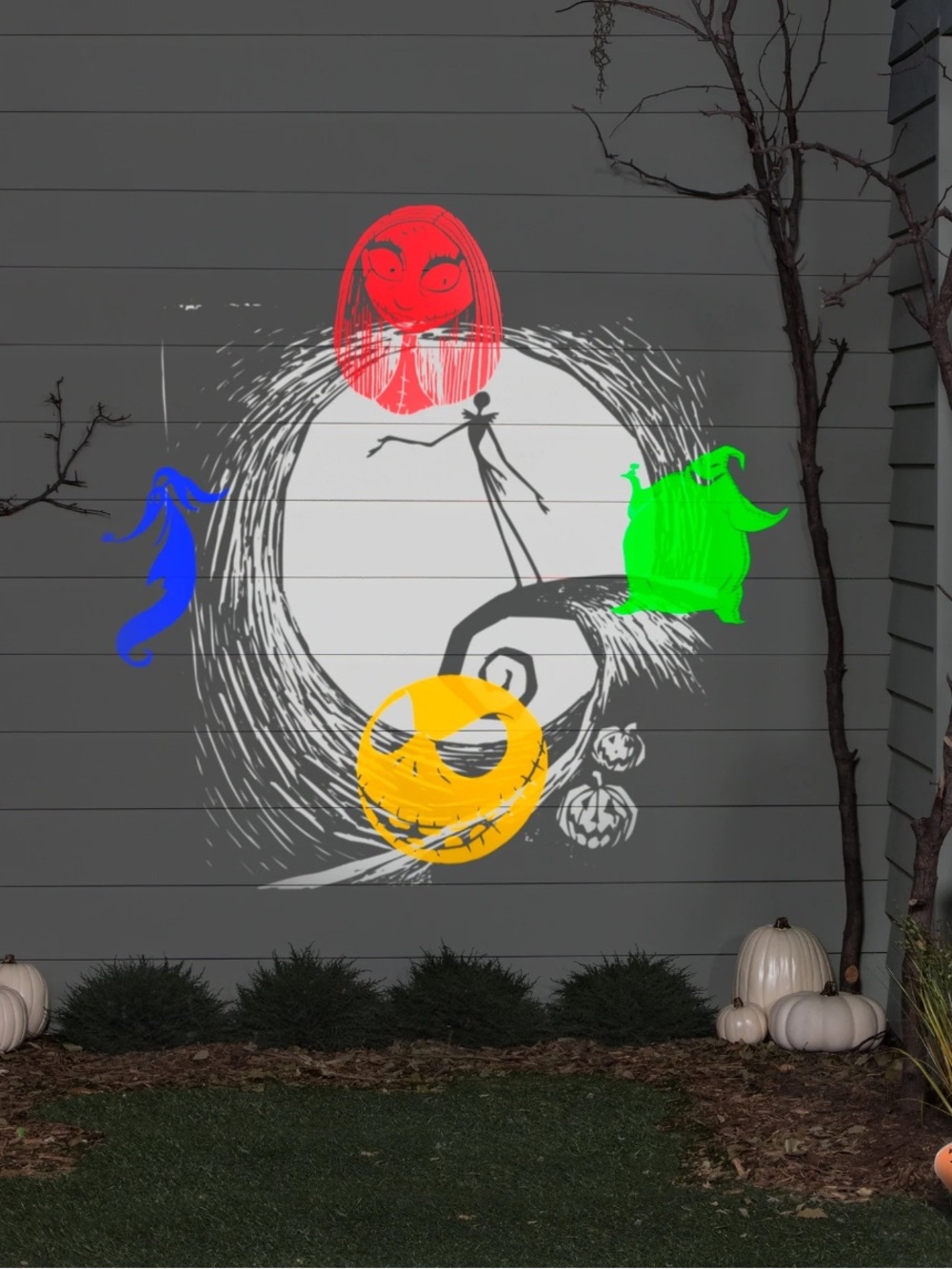 Disney nightmare before Christmas Halloween Outdoor Projection Decoration